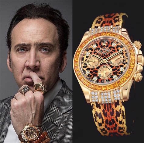 nicolas cage daytona rolex|nicolas cage watches.